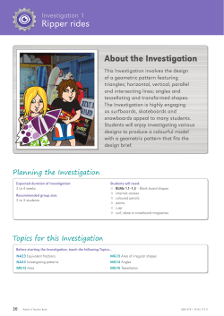 Investigation 1 Ripper Rides