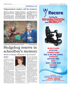 Oxford Times Article - The Felix Byam Shaw Foundation
