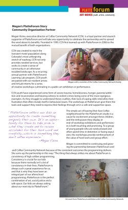 Megan Vizina - PlatteForum