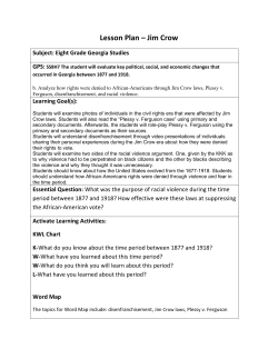 Jim Crow - Northeast Georgia RESA