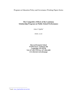 Competitive Impacts of Means-Tested Vouchers on Public School