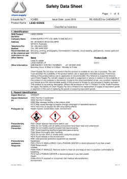 SDS - Chem