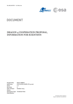 ESA Standard Document