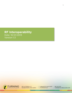 RF Interoperability Document