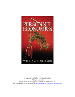 Personnel Economics