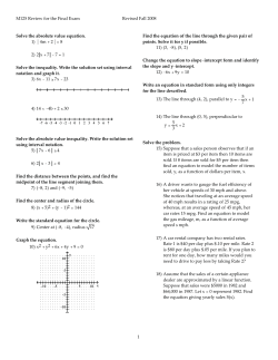 M125 Final Review Fall 2008.tst