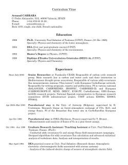 Curriculum Vitae