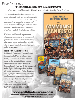 the communist manifesto
