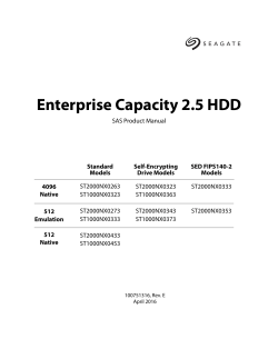 Enterprise Capacity 2.5 HDD
