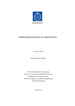 Gradation-Based Framework for Asphalt Mixtures