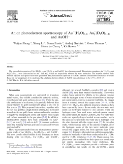 Anion photoelectron spectroscopy of Au (H2O)1,2, Au and AuOH