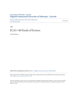EC63-140 Kinds of Erosion - DigitalCommons@University of