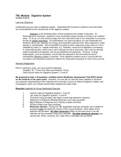 TBL Module 5: Respiratory and Urinary Systems