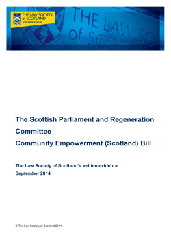 September 2014 - Law Society of Scotland