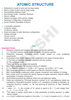 atomic structure - Sakshieducation.com