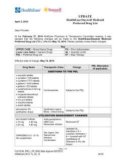 update - WellCare of Florida