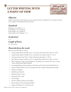 LETTER WRITING WITH A POINT OF VIEW