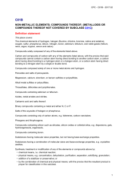 C01B - Cooperative Patent Classification