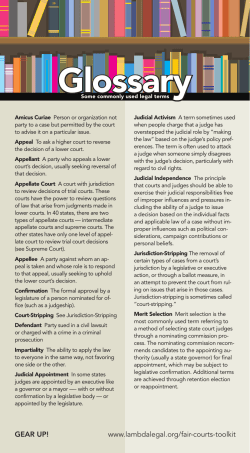 Glossary - Lambda Legal