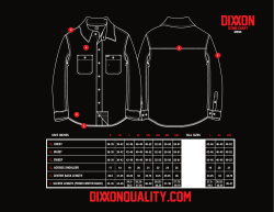 A. CHEST UNIT: INCHES TALL SIZES B. WAIST C. SWEEP D