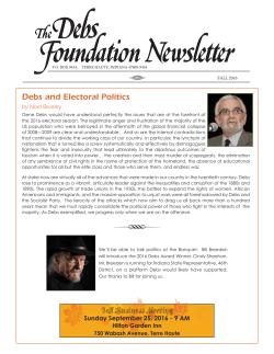 Debs and Electoral Politics - The Eugene V. Debs Foundation