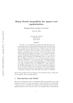 Sharp Oracle Inequalities for Square Root Regularization