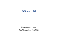 PCA and LDA