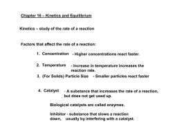 Chapter 16 Notes