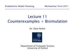 slides - PRISM Model Checker