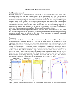 Marine Environment