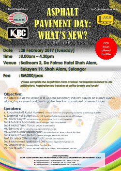 Flyer REAM Asphalt Pavement Day