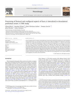 Processing of featural and configural aspects of faces is lateralized