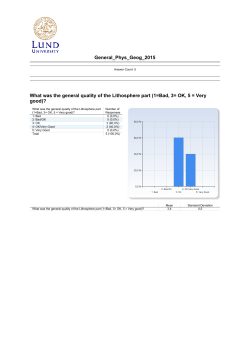 General Physical Geography (4 ECTS)
