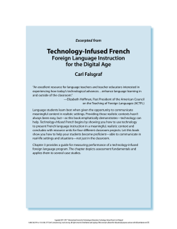 Technology-Infused French