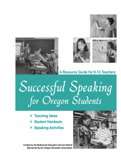 Overview of Speaking Assessment-Section 1