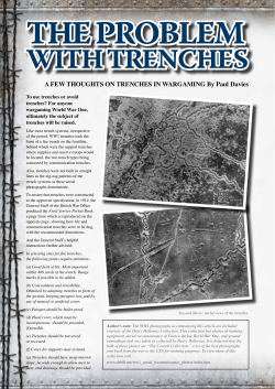 The Problem wiTh Trenches
