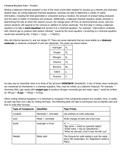 molecule (a molecule composed of only two elements). The seven