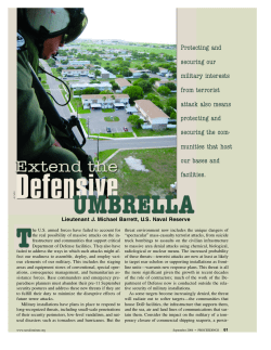Protecting and securing our m i l i t a ry interests from terrorist attack