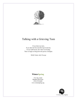 Talking with a Grieving Teen