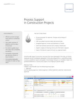 conjectPM Process Support