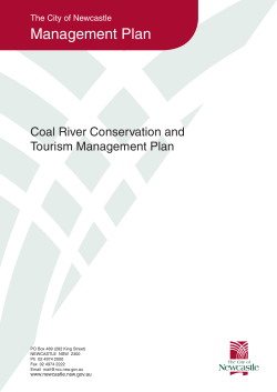 Coal River Conservation and Tourism Management Plan