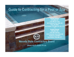 Guide to Contracting for a Pool or Spa