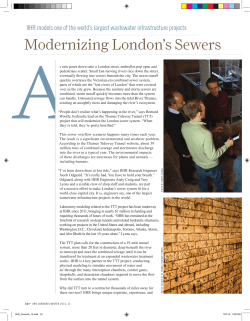 Modernizing London`s Sewers