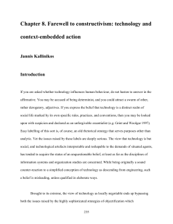 technology and context