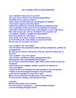 I Am A Soldier - Arabic New Life Baptist Church