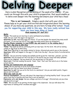 Here is what Reception will be looking at the week after Easter. If