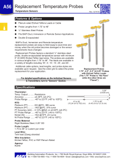 Replacement Temperature Probes