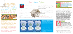 Indoor Water Conservation