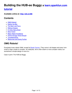 Building the HUB-ee Buggy - SparkFun Learn