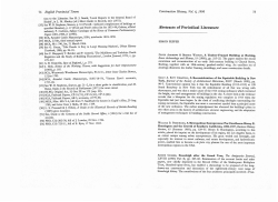 Abstracts of Periodical Literature